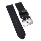 24mm Camouflage Green Canvas Watch Strap For Panerai
