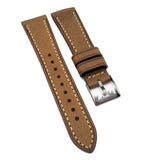 18mm, 20mm Spice Orange Pueblo Calf Leather Watch Strap