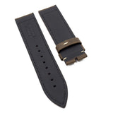 23mm Mocha Brown Matte Calf Leather Watch Strap For Zenith