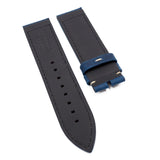 23mm Space Blue Matte Calf Leather Watch Strap For Zenith