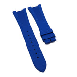 25mm Blue Vulcanized FKM Rubber Watch Strap For Patek Philippe Nautilus
