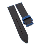 20mm Navy Blue Nylon Watch Strap For Zenith