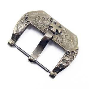 22mm, 24mm Cross Engraving White Copper Tang Buckle