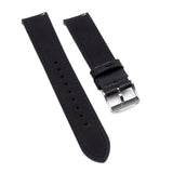 20mm Black Bridle Leather Watch Strap
