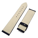 22mm Space Blue Calf Leather Watch Strap For Blancpain