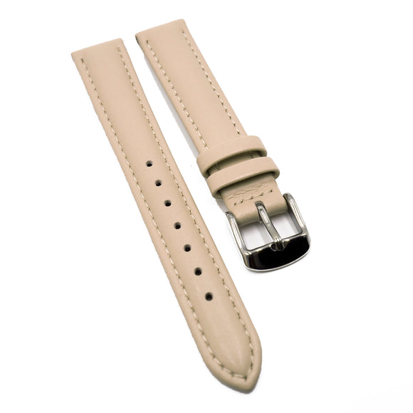 16mm Salmon Pink Calf Leather Watch Strap
