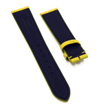 20mm Yellow Saffiano Leather Watch Strap