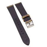 18mm, 20mm Classic Style Brown Horween Leather Watch Strap