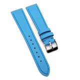 20mm Sky Blue Saffiano Leather Watch Strap