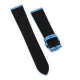 20mm Sky Blue Saffiano Leather Watch Strap