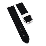 24mm White Saffiano Leather Watch Strap For Panerai-Revival Strap