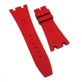 【GM】 26mm Red FKM Rubber Watch Strap For Audemars Piguet Royal Oak 41mm-Revival Strap