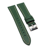 18mm, 20mm Dark Green Epsom Calf Leather Watch Strap-Revival Strap