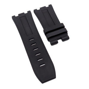 【GM】 28mm Rectangle Pattern Black FKM Rubber Watch Strap For Audemars Piguet Royal Oak Offshore 42mm-Revival Strap
