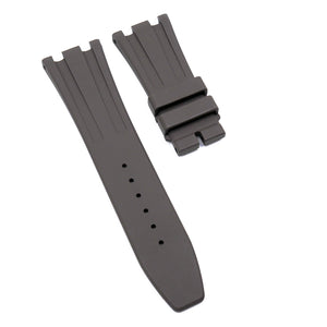 【GM】 24mm Gray FKM Rubber Watch Strap For Audemars Piguet Royal Oak 37mm