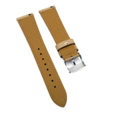 20mm Khaki Italy Matte Calf Leather Watch Strap