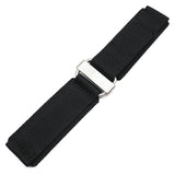 22mm Black Nylon Sport Velcro Watch Strap