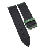 23mm Green Matte Calf Leather Watch Strap For Zenith-Revival Strap