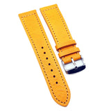 22mm Italian Calf Leather Watch Strap, Quick Release Spring Bars, 4 Colors