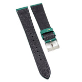 18mm, 20mm Green Epsom Calf Leather Watch Strap