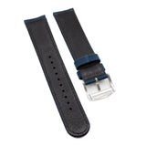 20mm, 22mm Blue Nylon Watch Strap For Seiko