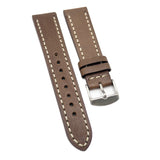 20mm Classic Style Italian Calf Leather Watch Strap, 3 Colors