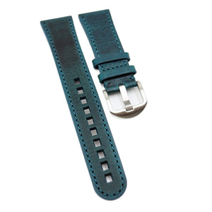 23mm Italy Calf Leather Watch Strap For Blancpain Fifty Fathoms, 4 Colors