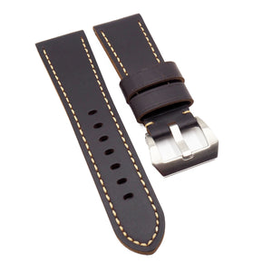 26mm Dark Brown Italian Calf Leather Watch Strap-Revival Strap