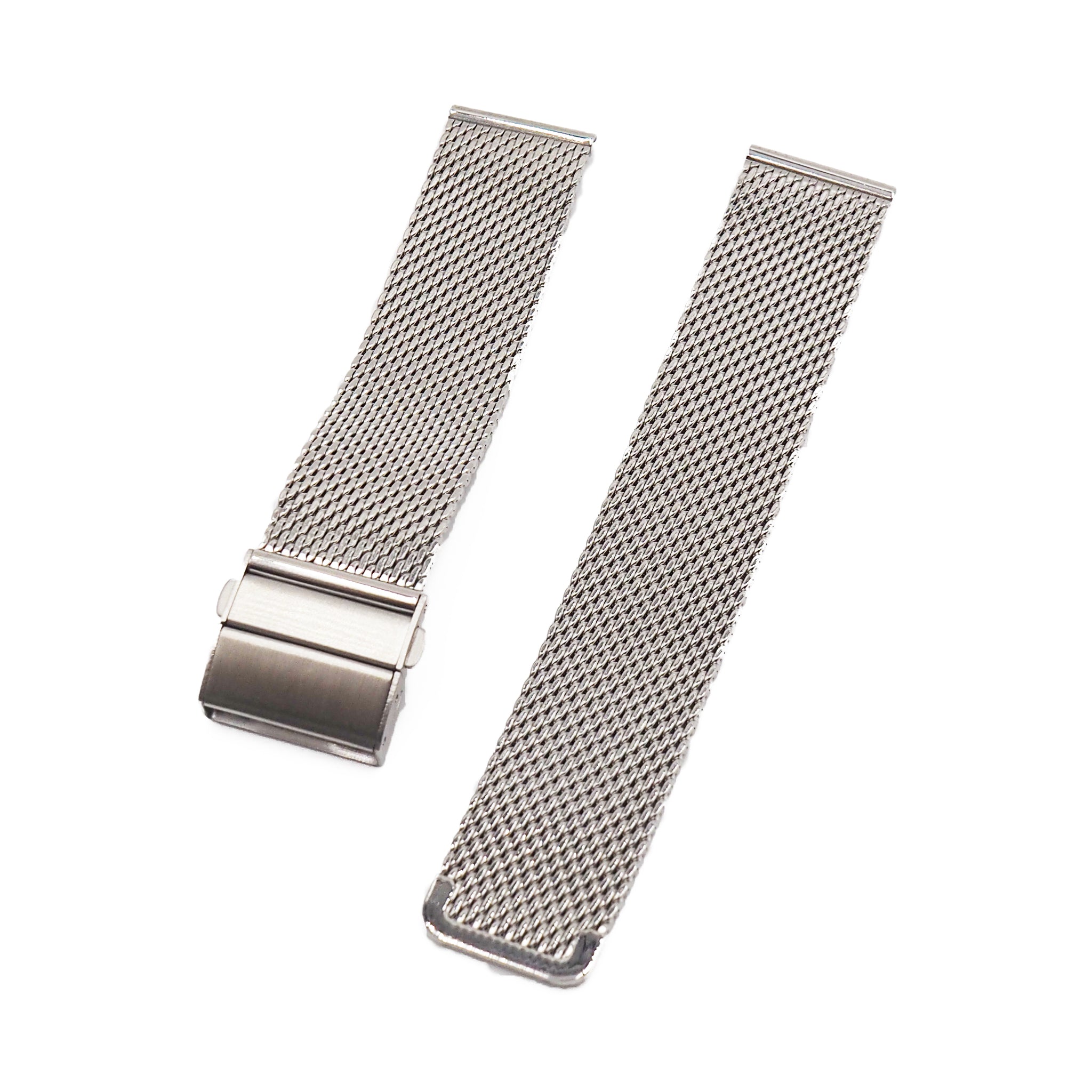 UPZOBU 20mm 22mm Quick Release Watch Band Metal Milanese Mesh Loop Band Magnetic Clasp Stainless Steel Watch Strap