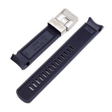Crafter Blue 20mm Navy Blue Curved End Vulcanized Rubber Watch Strap For Seiko Sumo