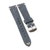 18mm, 20mm Vintage Suede Leather Watch Strap, 6 Colors