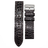 22mm Classic Style Alligator Leather Watch Strap, 9 Colors