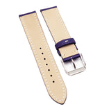 20mm Grape Violet Ostrich Leather Watch Strap