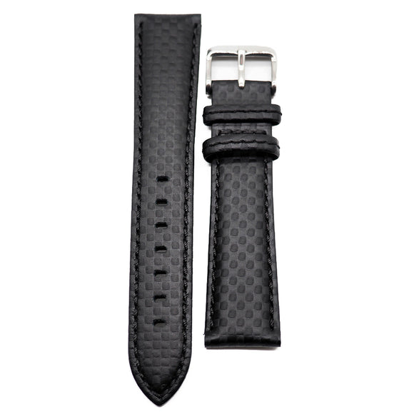 20mm, 21mm, 22mm, 23mm Carbon Fiber Watch Strap