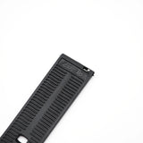 20mm, 22mm Straight End Rubber Watch Strap For Omega, Quick Release Spring Bars, Navy Blue / Black