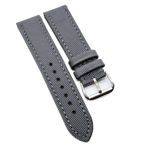 22mm Iron Gray Nylon Watch Strap For Breitling